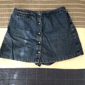 Denim Skort